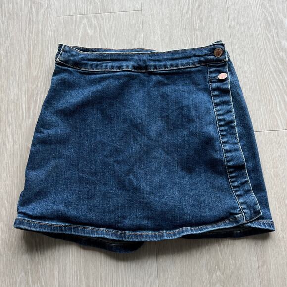 Judy Blue Denim Skort Medium Blue - Picture 1 of 12
